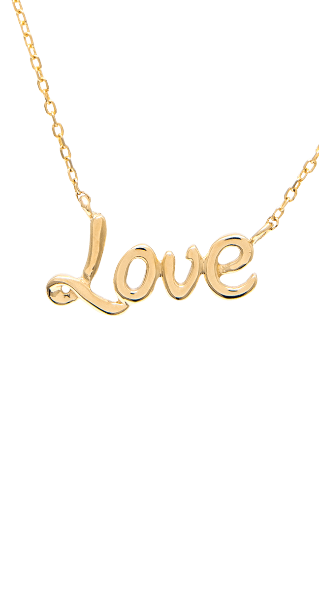 Gold Love Necklace