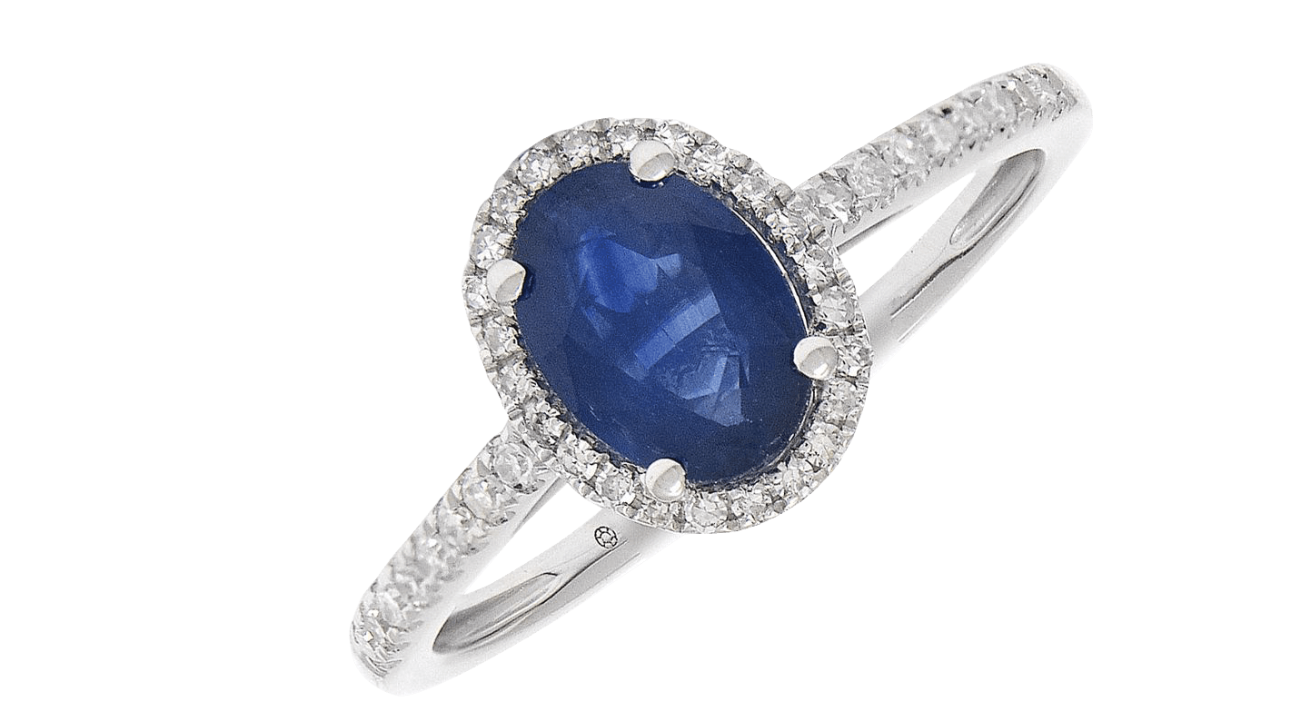 Sapphire and Diamond Ring