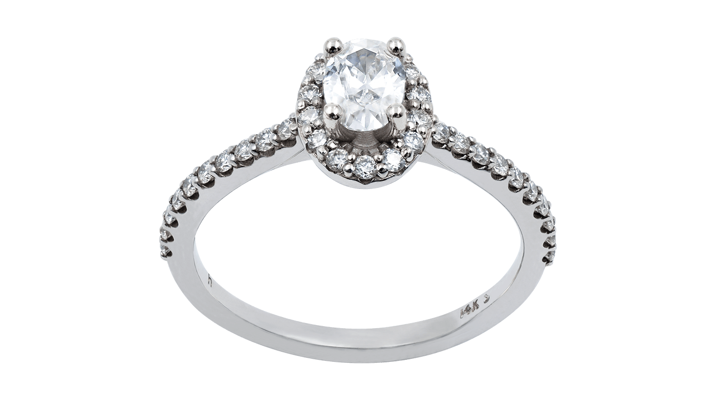 Oval Diamond Ring